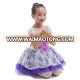 Girls Jazz Ballet Dance Costume Soft Tulle Tutu White/Purple Spandex Leotard Dress 16107