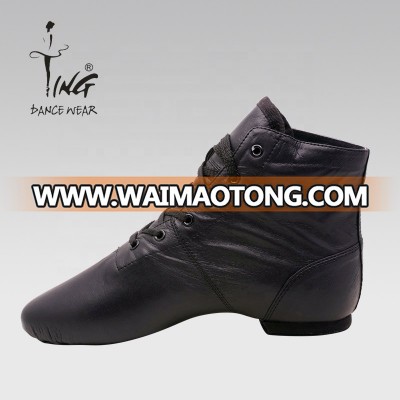 new tied super leather dance jazz boots