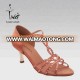 women's metal heel ballroom latin dance shoes