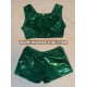 Gymnastics leotard and shorts Babies, Toddlers, Girls Kelly Green mystique